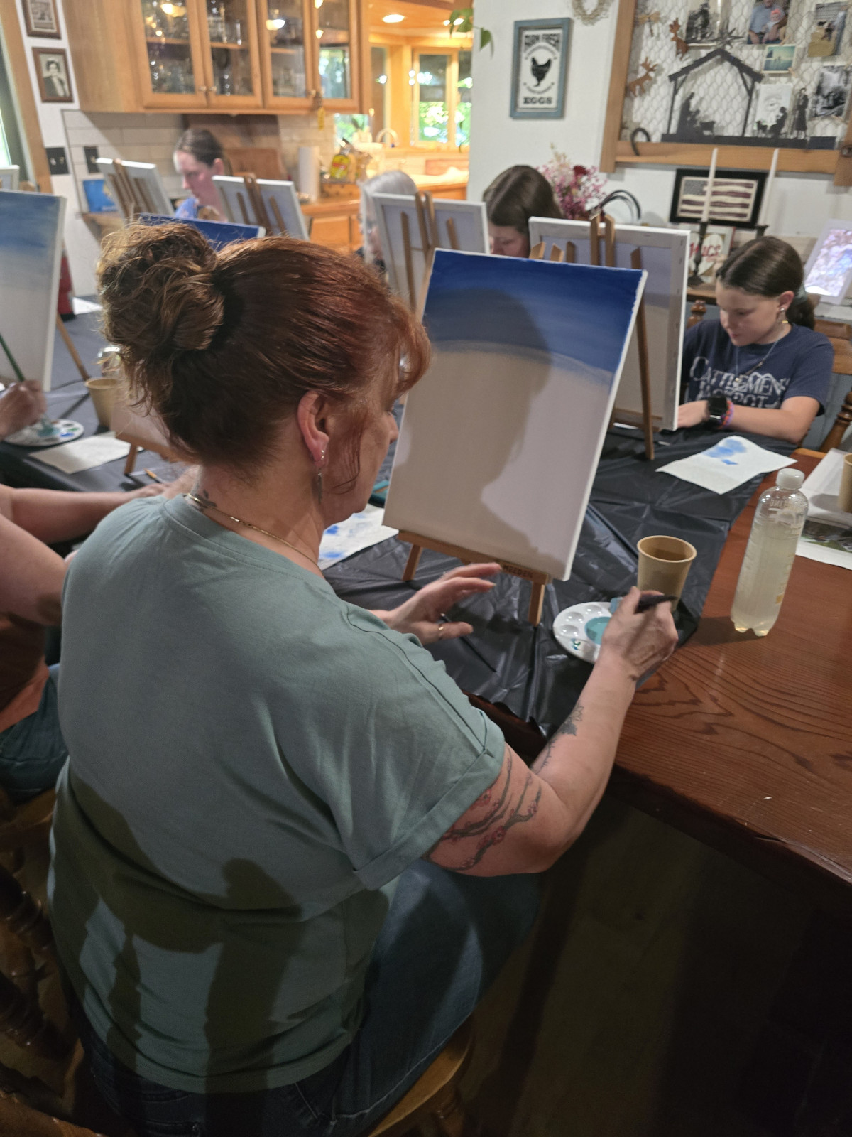 Paint and sip event